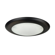 Nora Lighting NLOPAC-R6509T2430B - Surface - 6 Inch AC Opal LED Surface Mount, 1150lm / 16.5W, 3000K, Black finish