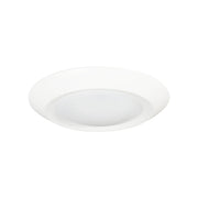 Nora Lighting NLOPAC-R6REGT2427W - Surface - 6 Inch Regressed AC Opal LED Surface Mount, 950lm / 13W, 2700K, White finish