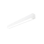 Nora Lighting NLUD-2334W/OS - Linear - 2' L-Line LED Indirect/Direct Linear, 3710lm / Selectable CCT, White Finish, with Motion Sensor