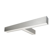 Nora Lighting NLUD-T334A - Linear -  InchT Inch Shaped L-Line LED Indirect/Direct Linear, 5027lm / Selectable CCT, Aluminum Finish