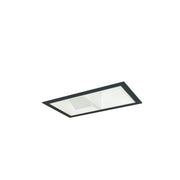 Nora Lighting NMIOT-12-B-WW-50X-10-MPW - Recessed - Iolite MLS 2-Head Trim Kit, Black Flange, 5000K, 1000lm, MPW Wall Wash Trims