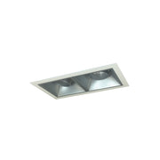 Nora Lighting NMIOT-12-MPW-AA-CDX-10-HZ - Recessed - Iolite MLS 2-Head Trim Kit, MPW Flange, Comfort Dim, 800lm, Haze Adj. Snoot Trims