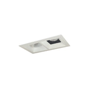 Nora Lighting NMIOT-12-MPW-AF-40X-10-BMPW - Recessed - Iolite MLS 2-Head Trim Kit, MPW Flange, 4000K, 1000lm, Black/MPW Adj. Snoot/Fixed Downlt. Trims