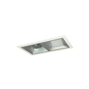 Nora Lighting NMIOT-12-MPW-AW-40X-10-HZ - Recessed - Iolite MLS 2-Head Trim Kit, MPW Flange, 4000K, 1000lm, Haze Adj. Snoot/Wall Wash Trims