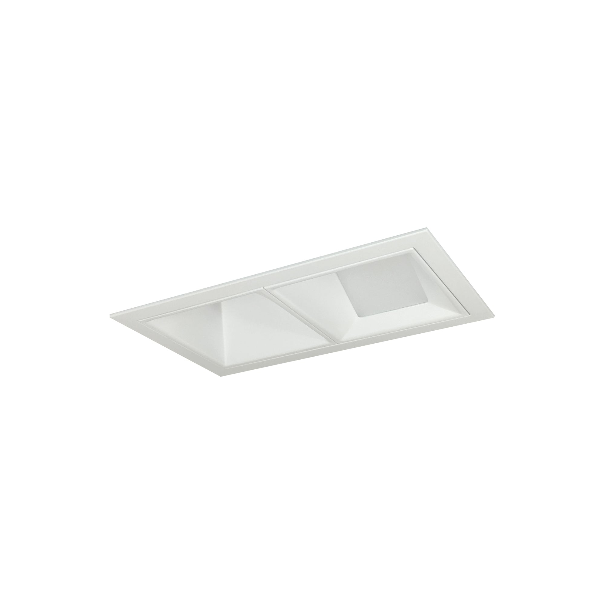 Nora Lighting NMIOT-12-MPW-WW-CDX-10-MPW - Recessed - Iolite MLS 2-Head Trim Kit, MPW Flange, Comfort Dim, 800lm, MPW Wall Wash Trims