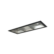 Nora Lighting NMIOT-13-B-AAW-30X-10-HZ - Recessed - Iolite MLS 3-Head Trim Kit, Black Flange, 3000K, 1000lm, Haze Adj. Snoot/Wall Wash Trims