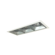Nora Lighting NMIOT-13-MPW-AAA-CDX-10-HZ - Recessed - Iolite MLS 3-Head Trim Kit, MPW Flange, Comfort Dim, 800lm, Haze Adj. Snoot Trims