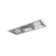Nora Lighting NMIOT-13-MPW-AWW-CDX-10-HZ - Recessed - Iolite MLS 3-Head Trim Kit, MPW Flange, Comfort Dim, 800lm, Haze Adj. Snoot/Wall Wash Trims