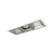 Nora Lighting NMIOT-13-MPW-FWW-50X-10-HZ - Recessed - Iolite MLS 3-Head Trim Kit, MPW Flange, 5000K, 1000lm, Haze Fixed Downlt./Wall Wash Trims