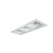 Nora Lighting NMIOT-13-MPW-GGG-35X-10-MPW - Recessed - Iolite MLS 3-Head Trim Set, MPW Flange, 3500K, 1000lm, MPW Adj. Gimbal Trims