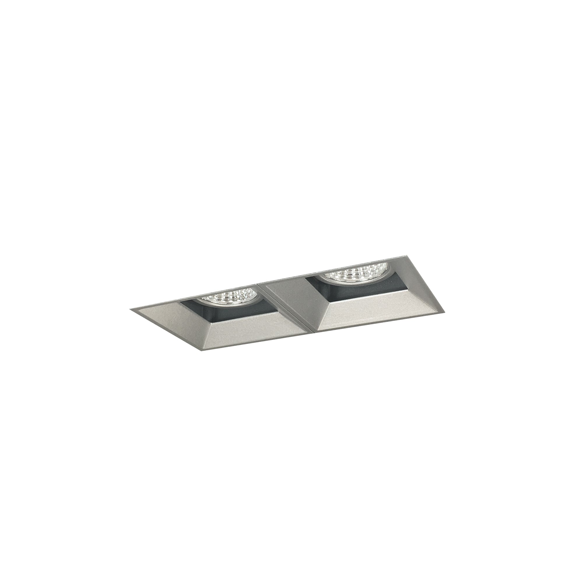 Nora Lighting NMIOTL-12-NF-FF-CDX-10-HZ - Recessed - Iolite MLS 2-Head Trimless Reflector Kit, Comfort Dim, 800lm, Haze Fixed Downlt. Trims