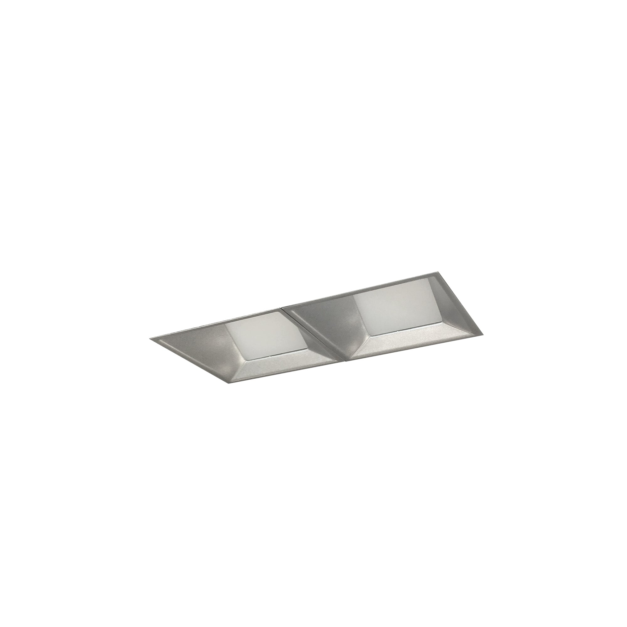 Nora Lighting NMIOTL-12-NF-WW-30X-10-HZ - Recessed - Iolite MLS 2-Head Trimless Reflector Kit, 3000K, 1000lm, Haze Wall Wash Trims