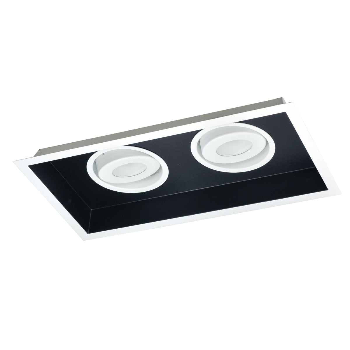 Nora Lighting NMRT2-12L0930SBW - Recessed - NMR2 2L L09 30K SPOT BLK/WHT