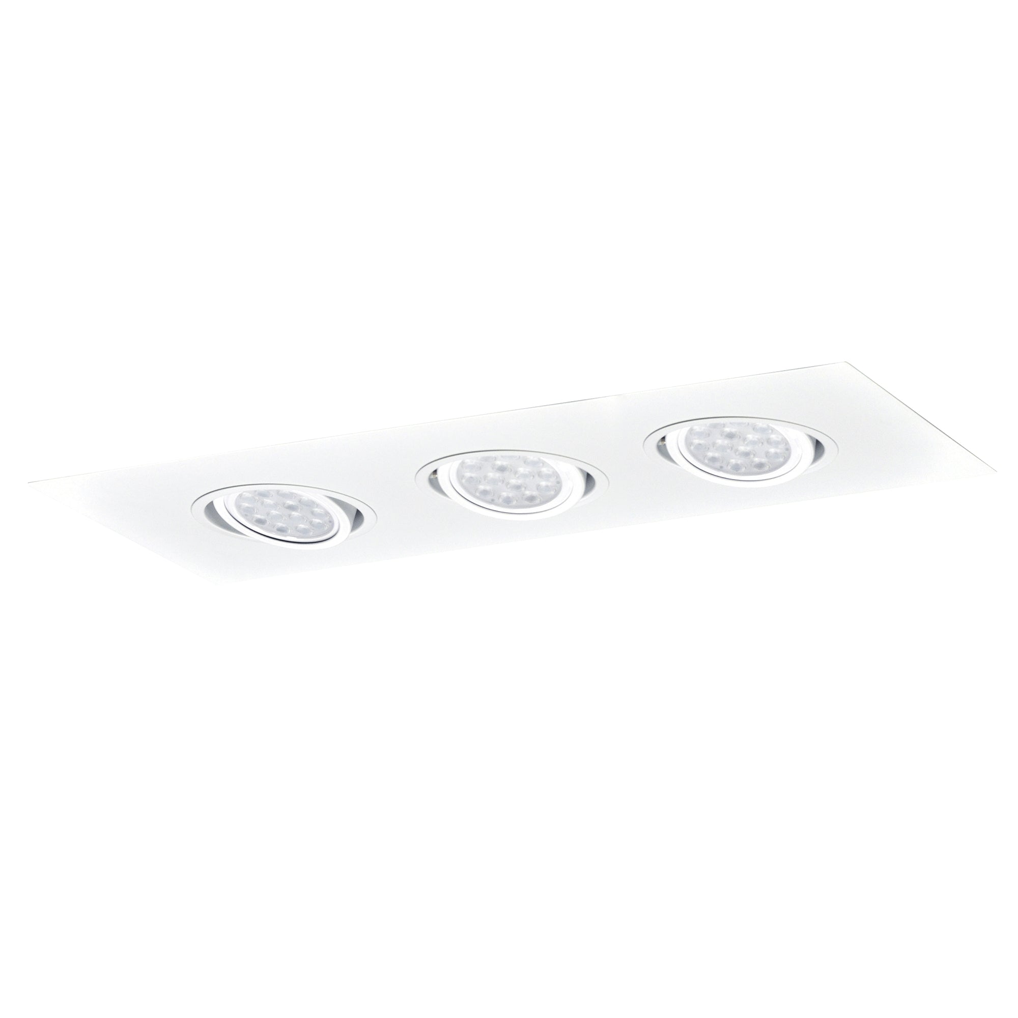 Nora Lighting NMRT2-1F3L2530MWW - Recessed - NMR2 3L FLAT 2500L 30K MED FLD WHT/WH
