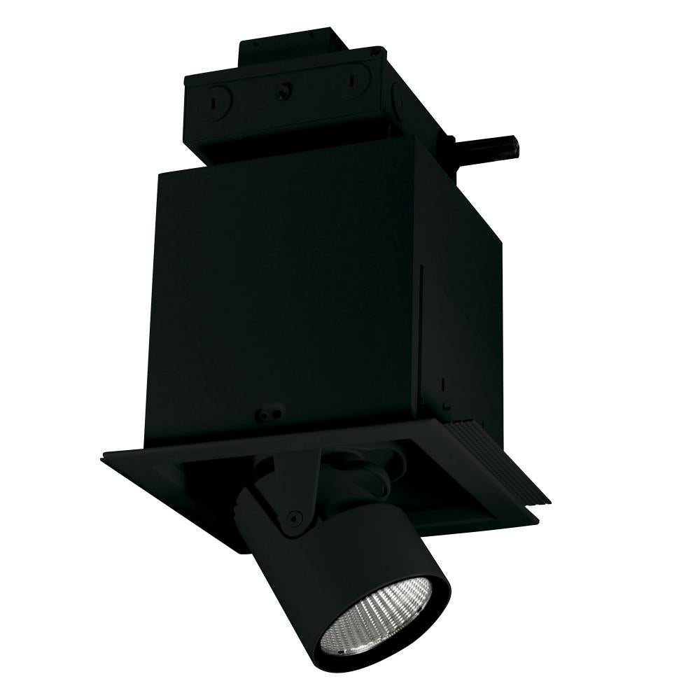 Nora Lighting NMRTLGPD-11D1L2035SB Pull-Down LED Trimless 1-Head MLS, 30W 2100lm per Head, Spot, 3500K, Black, 120V TriacELV0-10V Dimming