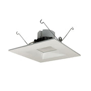 Nora Lighting NOX-63627WW 6 Onyx Square LED Retrofit Reflector, 750lm 12W, 2700K, White finish