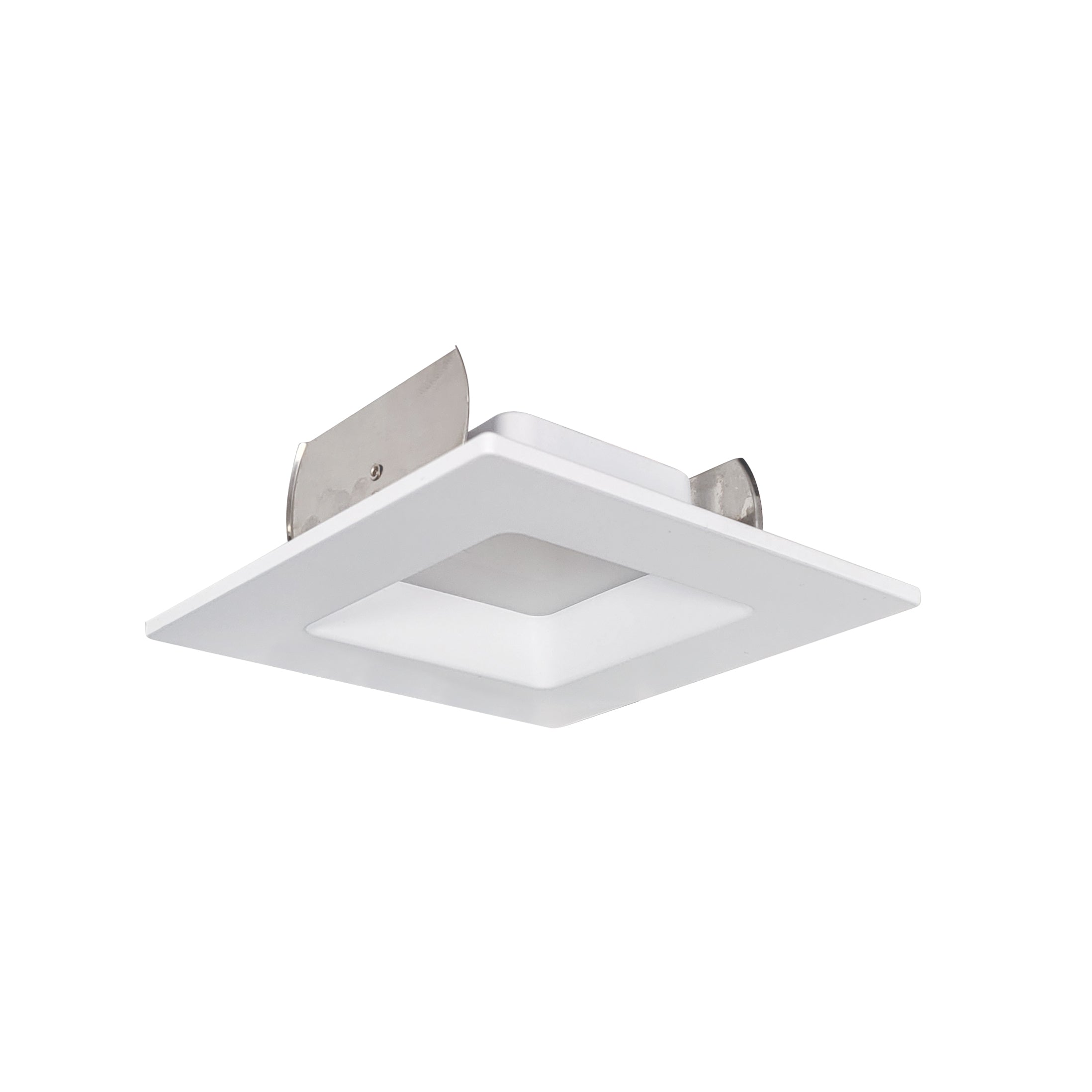 Nora Lighting NOXAC-43630WW/HL - Recessed - 4 Inch AC Onyx Square LED Retrofit Reflector, 1000lm / 14.5W, 3000K, White Finish