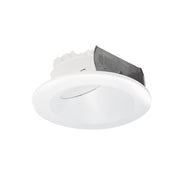 Nora Lighting NOXAC-4RWTWWW - Recessed - 4 Inch AC Onyx Round Wall Wash LED Retrofit, 800lm / 11W, Selectable CCT, White Finish