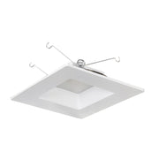 Nora Lighting NOXAC-63640WW/HL - Recessed - 6 Inch AC Onyx Square LED Retrofit Reflector, 1100lm / 17W, 4000K, White Finish