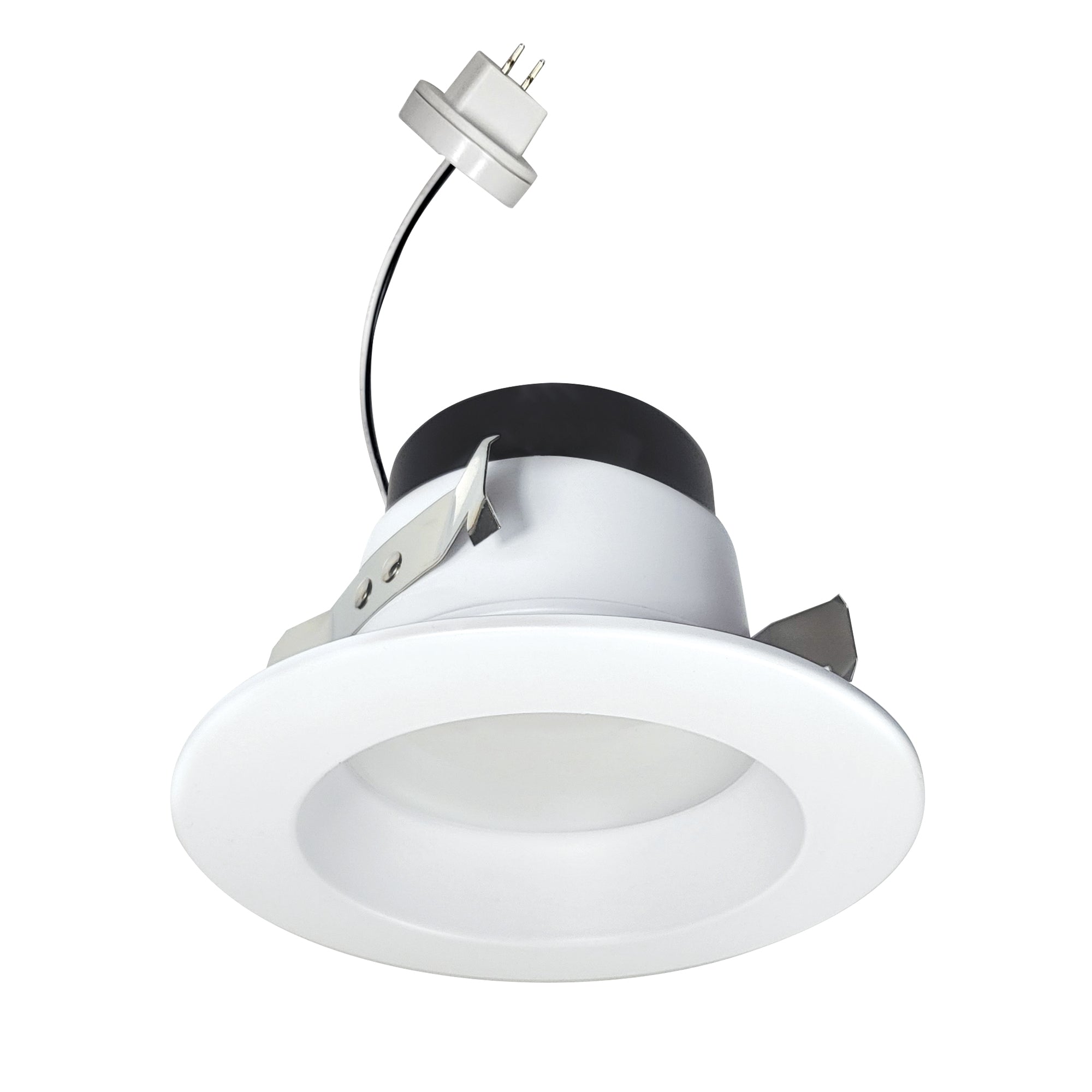 Nora Lighting NOXLV-4R1TWWW - Recessed - 4 Inch Onyx 12Vac Retrofit Reflector, 800lm / 11W, Selectable CCT, White Finish