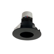 Nora Lighting NPR-4RPH40XBB - Recessed - 4 Inch Pearl LED Round Pinhole Retrofit, 1000lm / 12W, 4000K, Black Pinhole / Black Flange