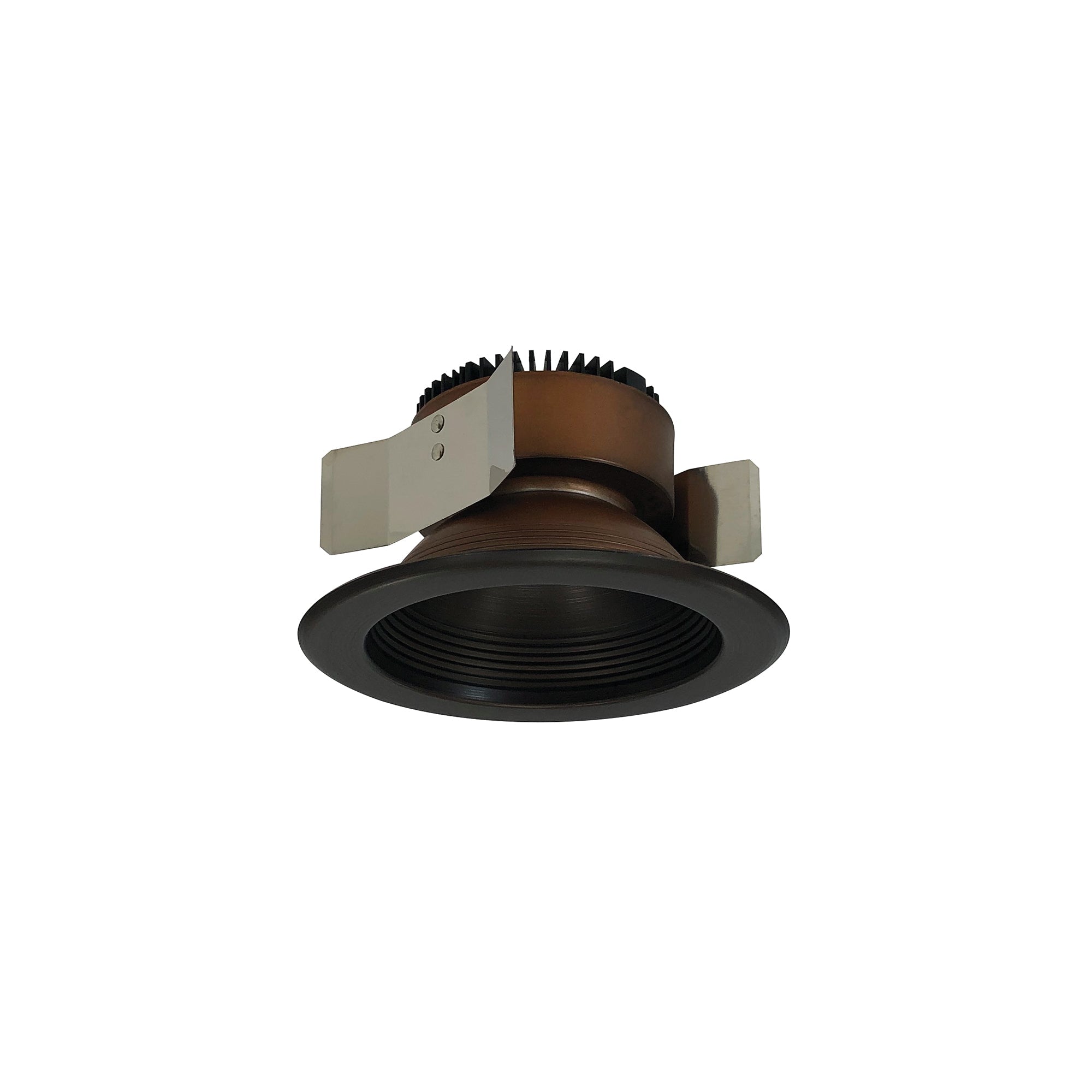 Nora Lighting NRM2-512L0940FBZ - Recessed - 5 Inch Marquise II Trim, 900lm, 4000K, Flood Baffle, Bronze