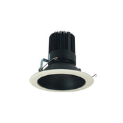 Nora Lighting NRM2-611L2530MBW - Recessed - 6 Inch Marquise II Round Reflector, 2500lm, 3000K, Medium Flood, Black/White (Available with Non-IC Housings Only)