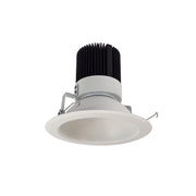 Nora Lighting NRM2-611L2030MMPW - Recessed - 6 Inch Marquise II Trim, 2000lm, 3000K, Open Medium Flood Reflector, Matte Powder White
