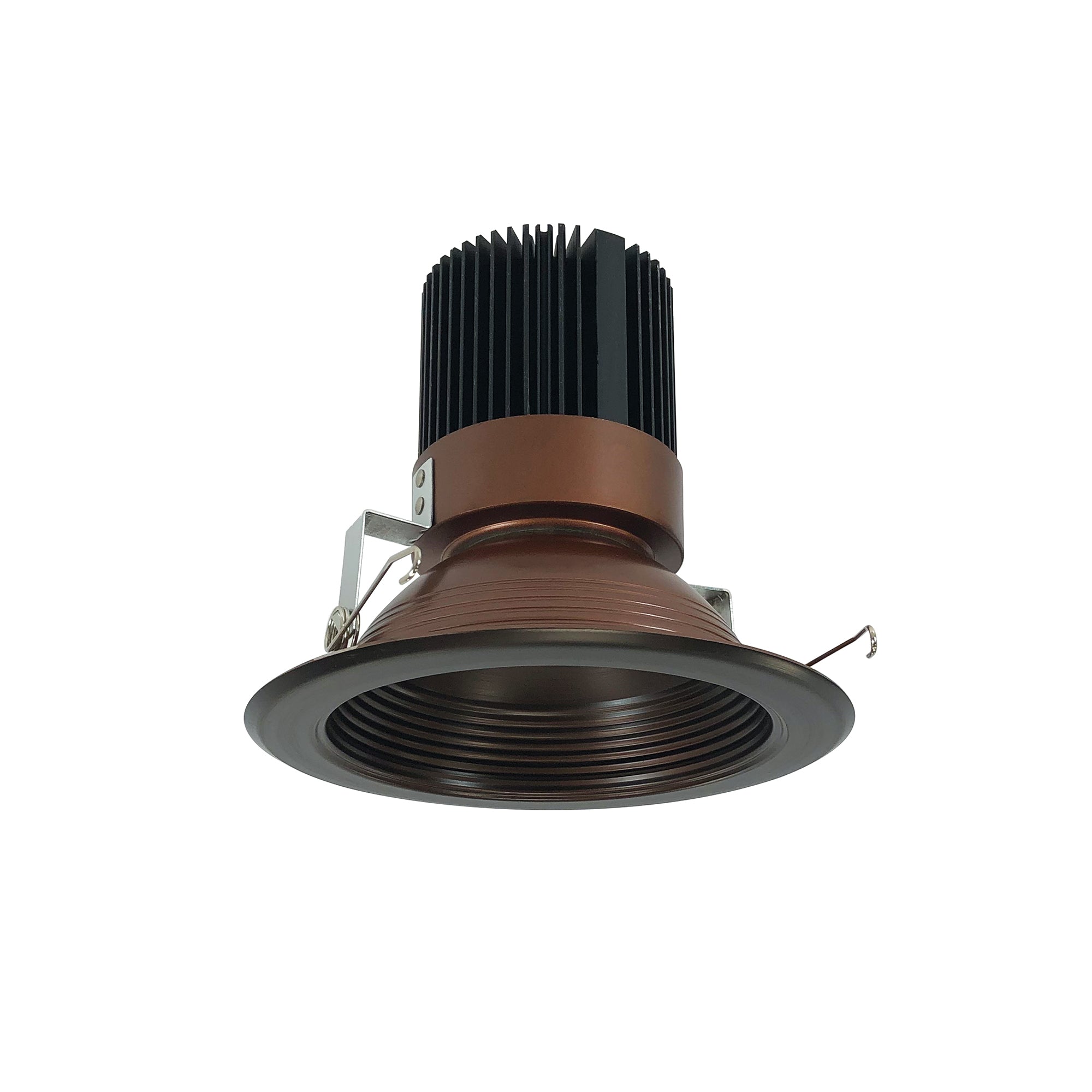 Nora Lighting NRM2-612L2040FBZ - Recessed - 6 Inch Marquise II Trim, 2000lm, 4000K, Flood Baffle, Bronze