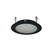 Nora Lighting NS-22B - Recessed - 4 Inch Albalite Lens w/ Metal Trim, Black