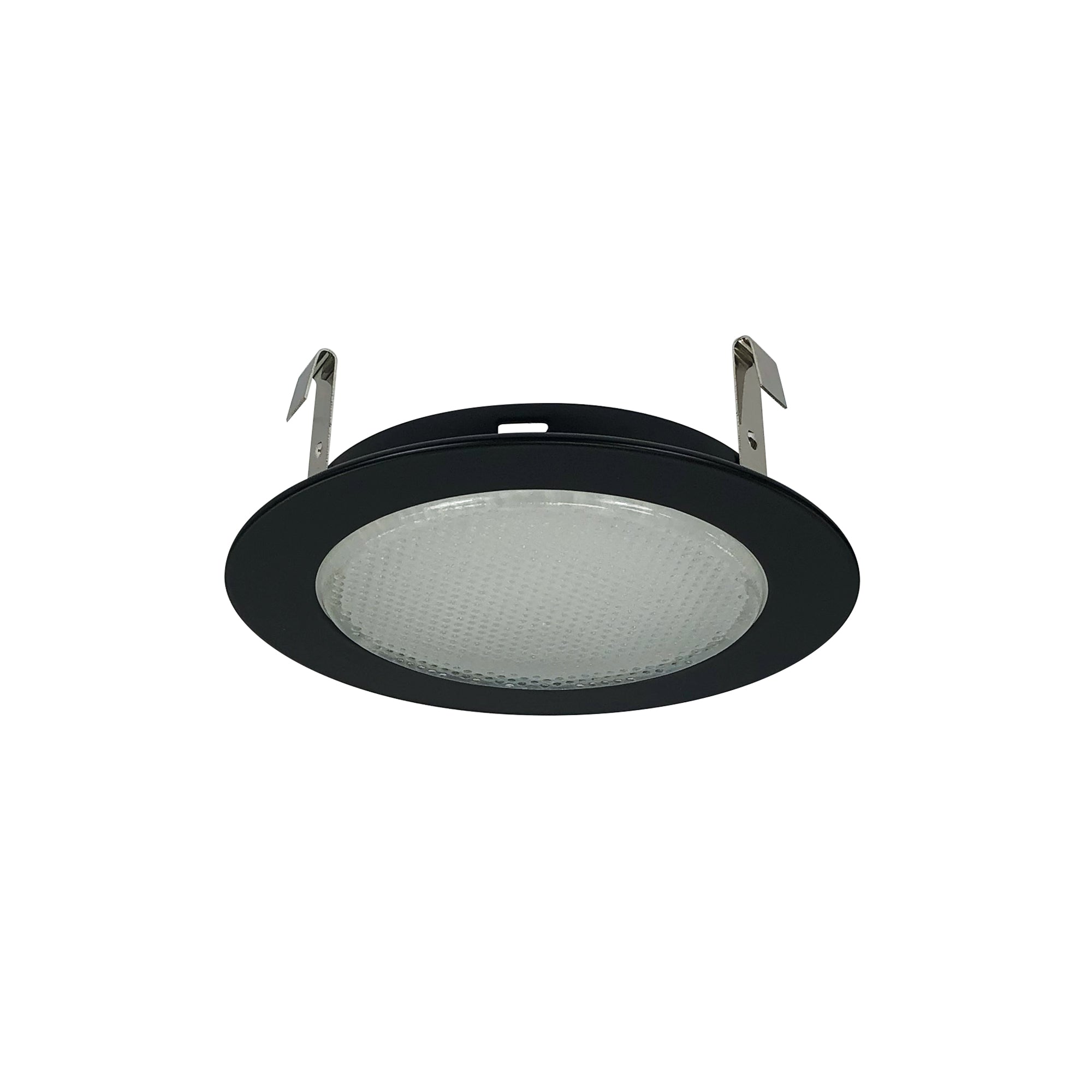 Nora Lighting NS-22B - Recessed - 4 Inch Albalite Lens w/ Metal Trim, Black