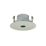 Nora Lighting NS-45 - Recessed - 4 Inch Pinhole Trim w/ Metal Ring, White