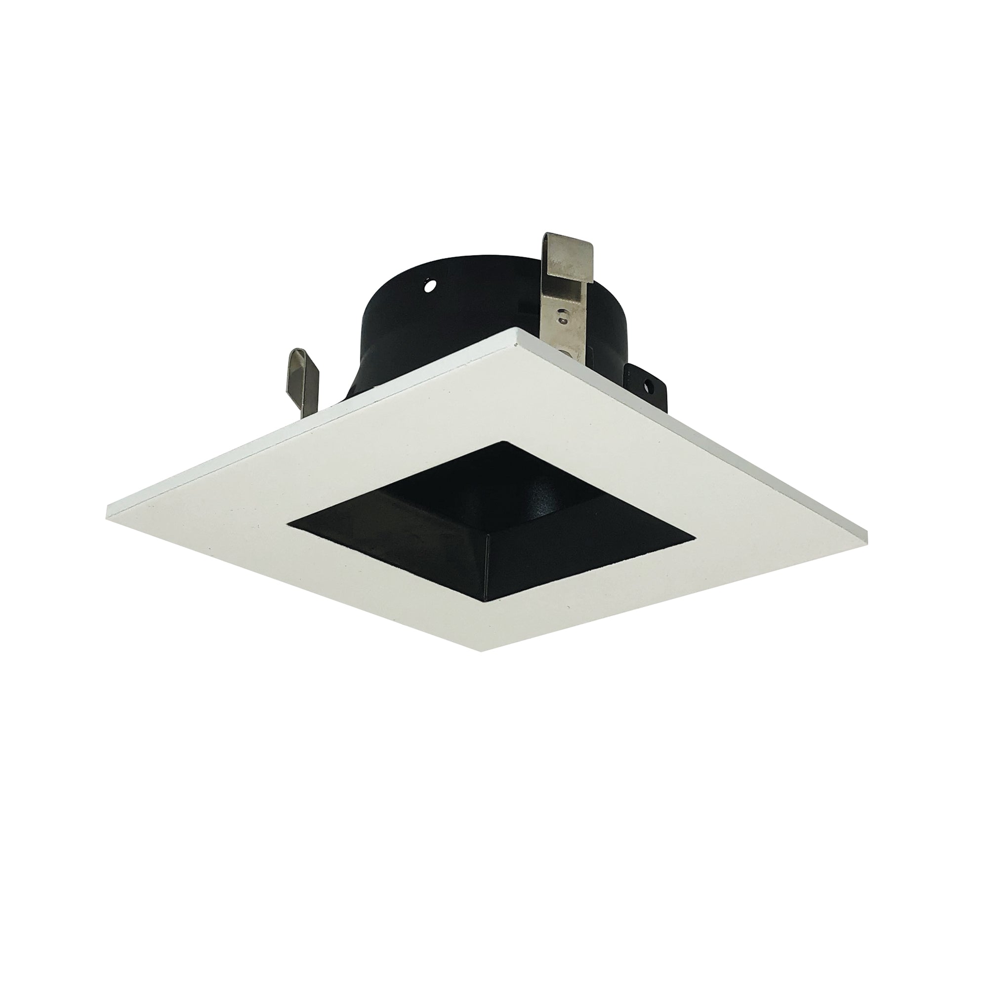 Nora Lighting NS-4857BBW - Recessed - 4 InchSQTRM REGRESS,BLK REF,BLK/WH