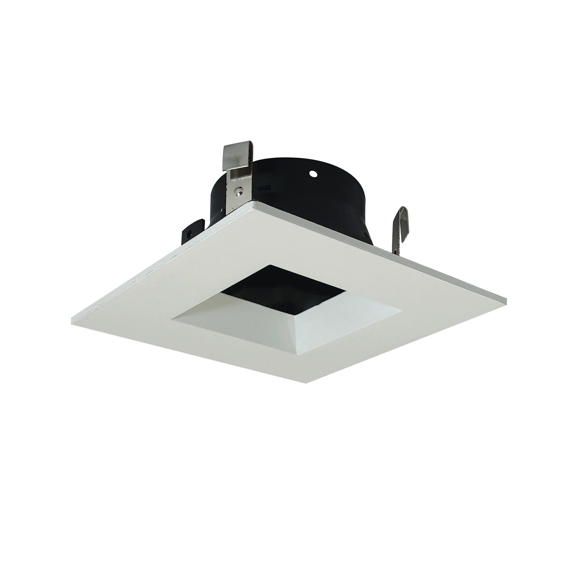 Nora Lighting NS-4857BWW - Recessed - 4 InchSQTRM REGRESS,BLK REF,WH/WH