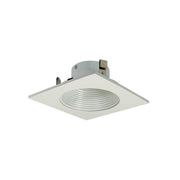 Nora Lighting NS-4910WW - Recessed - 4 Inch WHTH BAFFLE, SQ WHITE TRIM