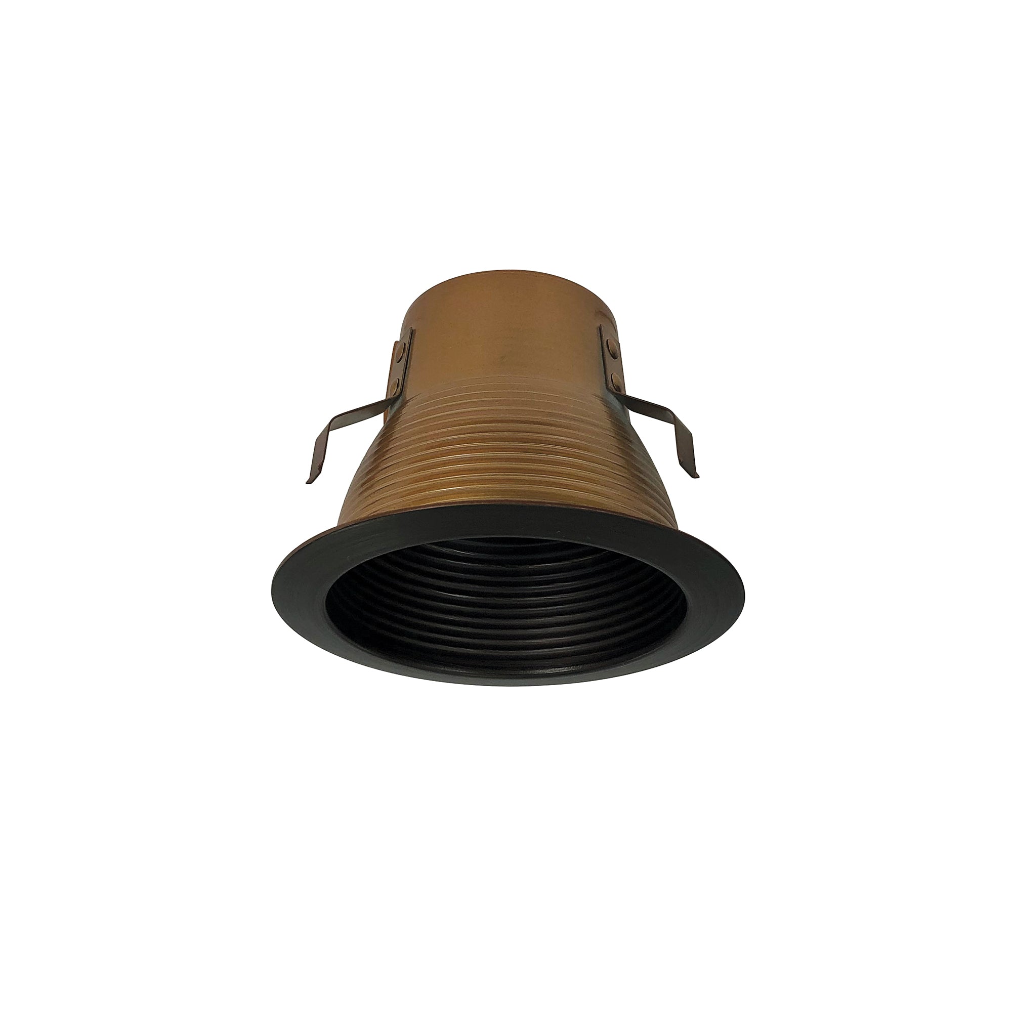 Nora Lighting NS-76BZ - Recessed - 4 Inch LENSLESS BRZ BAF SHWR & FLG