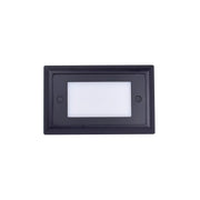 Nora Lighting NSW-642/30BZ - Step Light - Mia Die-Cast Mini LED Step Light w/ Frosted Lens Face, 74lm, 1.5W, 3000K, Bronze, 120V Dimming