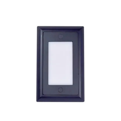 Nora Lighting NSW-642/30BZ - Step Light - Mia Die-Cast Mini LED Step Light w/ Frosted Lens Face, 74lm, 1.5W, 3000K, Bronze, 120V Dimming