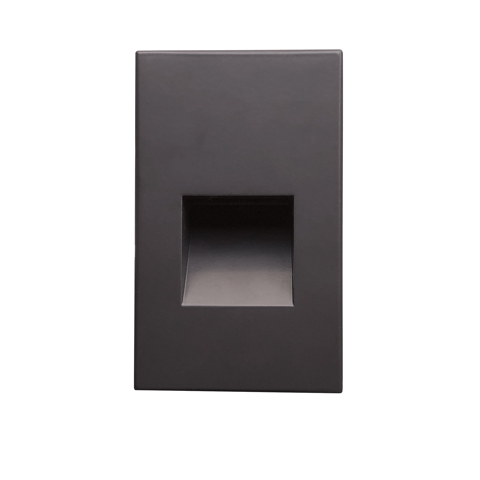 Nora Lighting NSW-730/30DBZ - Step Light - Ari LED Step Light w/ Vertical Wall Wash Face Plate, 37lm / 2.5W, 3000K, Deep Bronze Finish