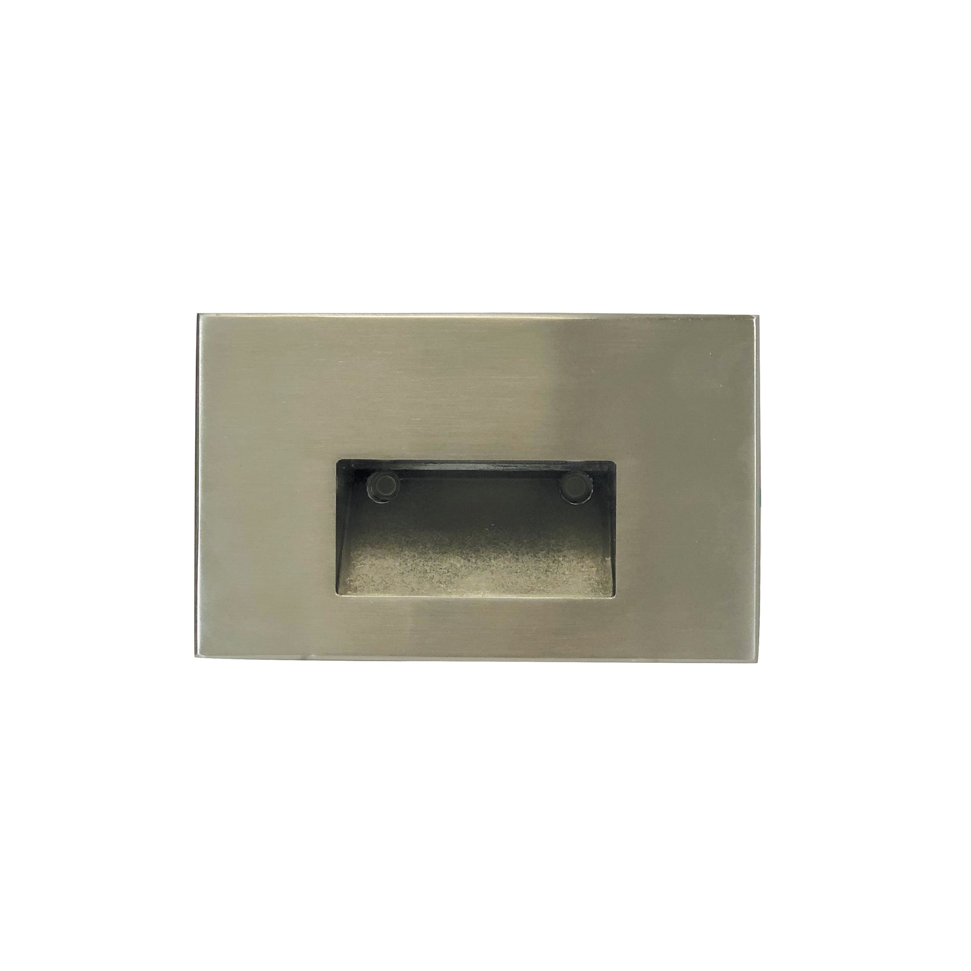 Nora Lighting NSW-740/30BN - Step Light - Ari LED Step Light w/ Horizontal Wall Wash Face Plate, 88lm / 5W, 3000K, Brushed Nickel Finish