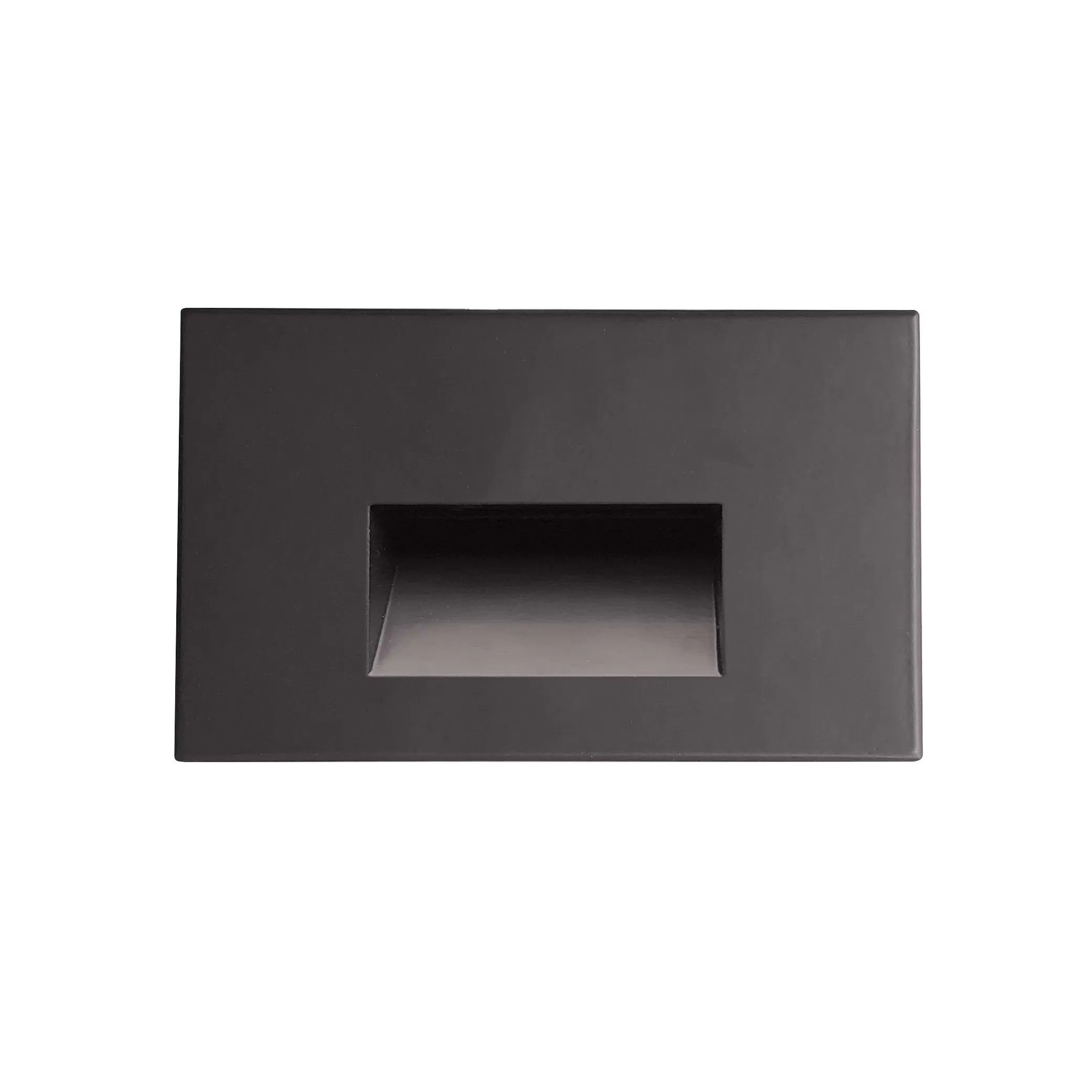 Nora Lighting NSW-740/30BZ - Step Light - Ari LED Step Light w/ Horizontal Wall Wash Face Plate, 88lm / 5W, 3000K, Bronze Finish