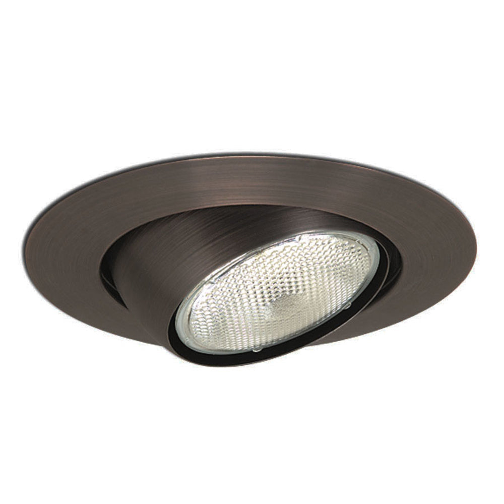 Nora Lighting NT-28BZ - Recessed - 6 Inch BR/PAR30 Eyeball w/ Metal Trim, Bronze