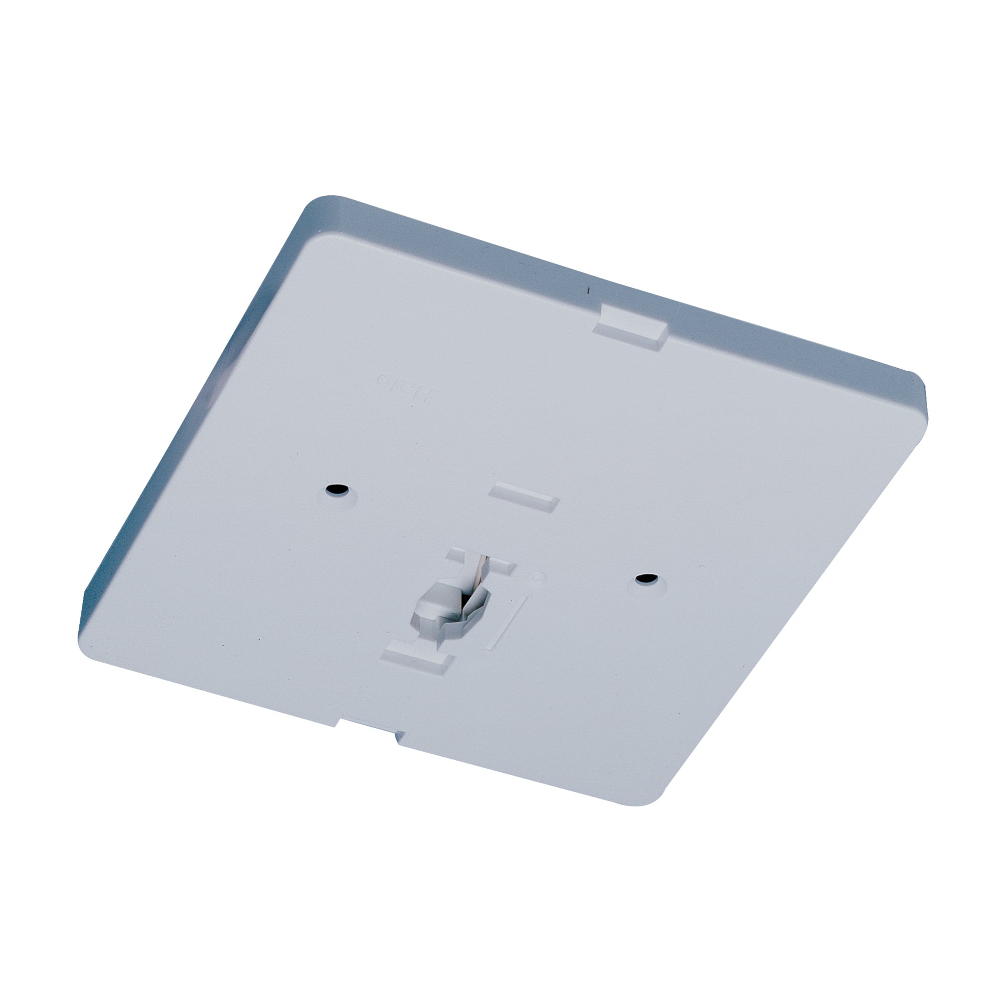 Nora Lighting NT-337S - Track - Monopoint Canopy Feed for Low Voltage Track Head, Silver