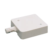 Nora Lighting NT-348W/2.5A - Track - T-Bar Live End Feed w/ Current Limiter, 2.5 Amps, 1 Circuit Track, White