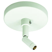 Nora Lighting NT-349W - Track - Sloped Ceiling Adapter, 1 or 2 Circuit Track, White