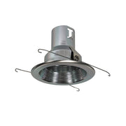 Nora Lighting NT-5001N - Recessed - 5 Inch Baffle Splay Trim w/ Flange, Natural Metal