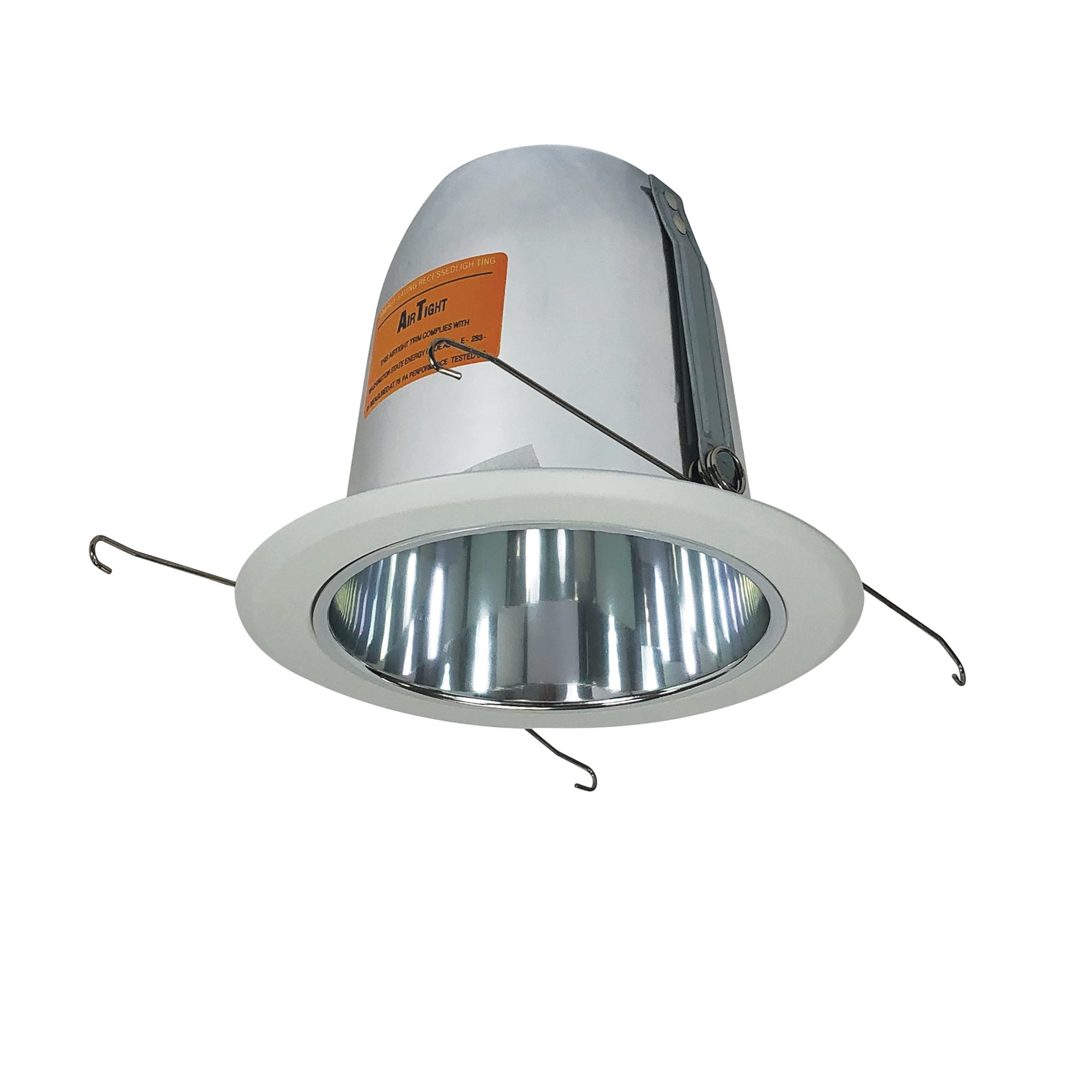 Nora Lighting NT-5014C - Recessed - 5 Inch Air-Tight Cone Reflector w/ Metal Ring, Clear/White