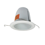 Nora Lighting NT-5014W - Recessed - 5 Inch Air-Tight Cone Reflector w/ Metal Ring, White