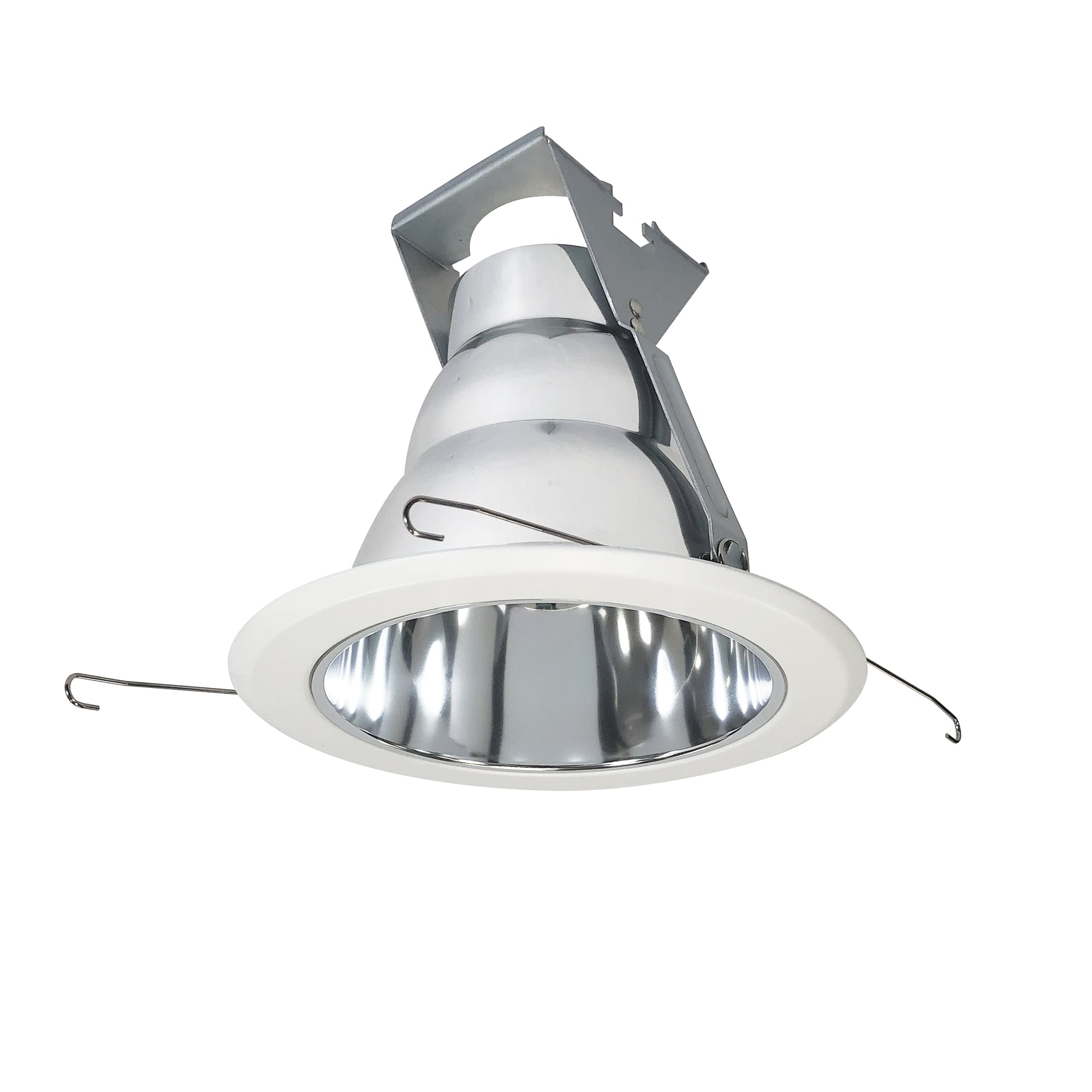 Nora Lighting NT-5021C - Recessed - 5 Inch Reflector Cone w/ Metal Ring, Chrome/White