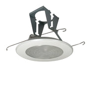 Nora Lighting NT-5023W - Recessed - 5 Inch Fresnel Lens w/ Metal Trim & Bracket, White